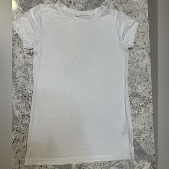 L’AGENCE Ressi Cap-Sleeve Tee in White Size XS - Picture 6 of 8